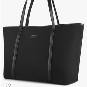 Large Top Zip Tote Bag